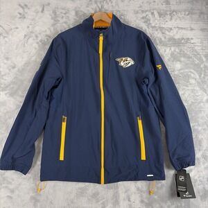 Fanatics Nashville Predators Authentic Pro Rink Full-Zip Jacket Sz Medium NWT